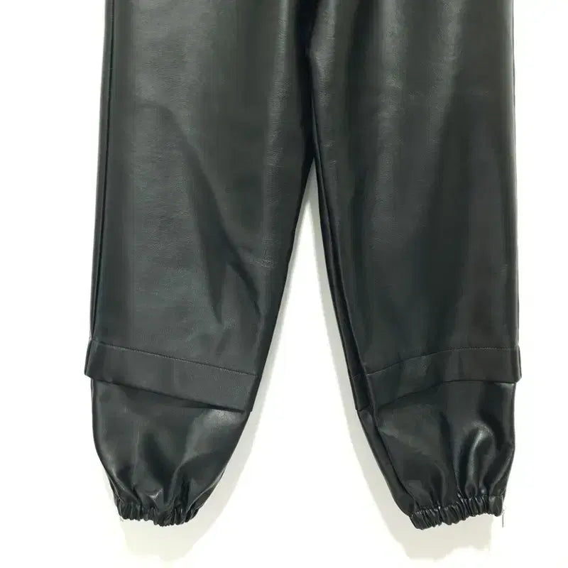 [BUNJANG] Leather Banding Jogger Pants / 여성 레더 밴딩 조거 팬츠 F_W0572