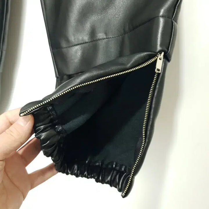 [BUNJANG] Leather Banding Jogger Pants / 여성 레더 밴딩 조거 팬츠 F_W0572
