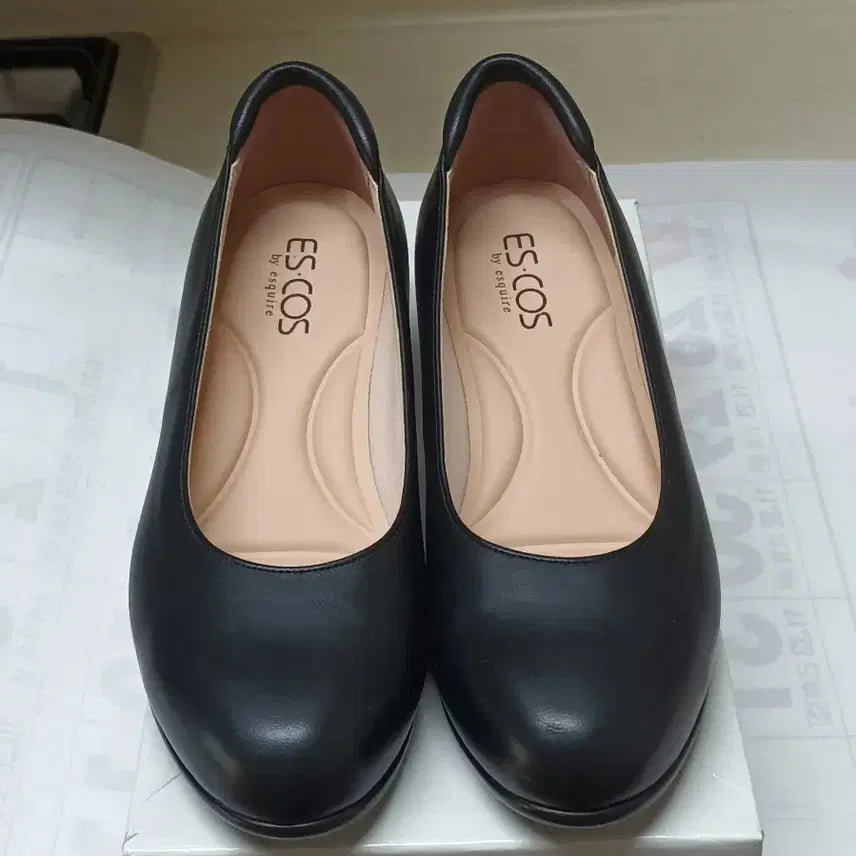 [BUNJANG] ESQUIRE EC-COS Black Pumps / 새거수준)에스콰이아 EC-COS 블랙 펌프스 구두
