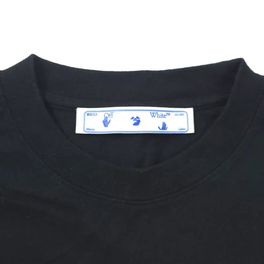 [SOLD OUT] 오프화이트 카라바조 코튼 티셔츠 블랙 (M)