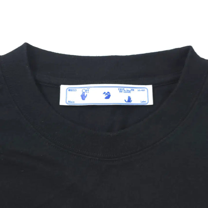 [SOLD OUT] 오프화이트 카라바조 코튼 티셔츠 블랙 (M)
