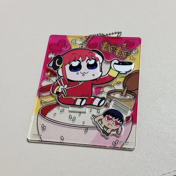 [BUNJANG] Gintama Kagura x POP TEAM EPIC Collaboration Acrylic Keychain / 은혼/카구라/팝팀에픽 콜라보 아크릴 키링