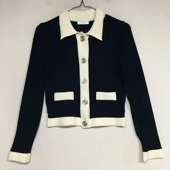 [BUNJANG] SANDRO Collar Button Cardigan / SANDRO 산드로 카라 버튼 가디건
