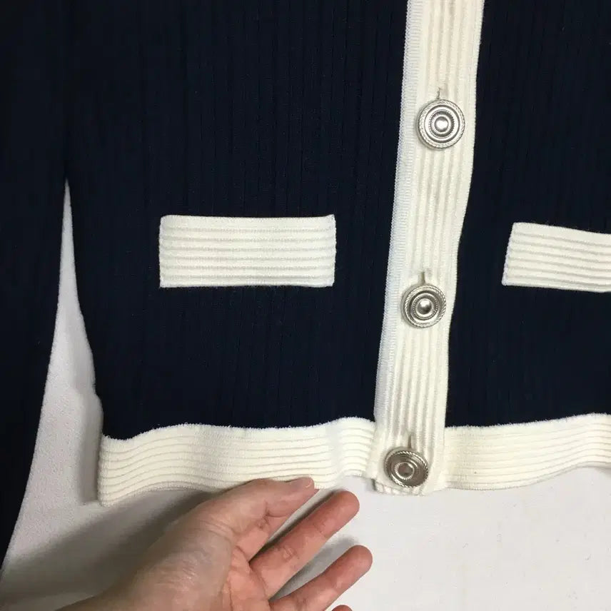 [BUNJANG] SANDRO Collar Button Cardigan / SANDRO 산드로 카라 버튼 가디건