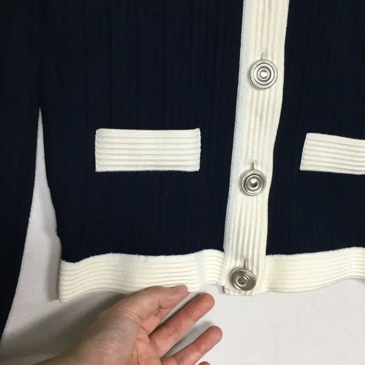 [BUNJANG] SANDRO Collar Button Cardigan / SANDRO 산드로 카라 버튼 가디건