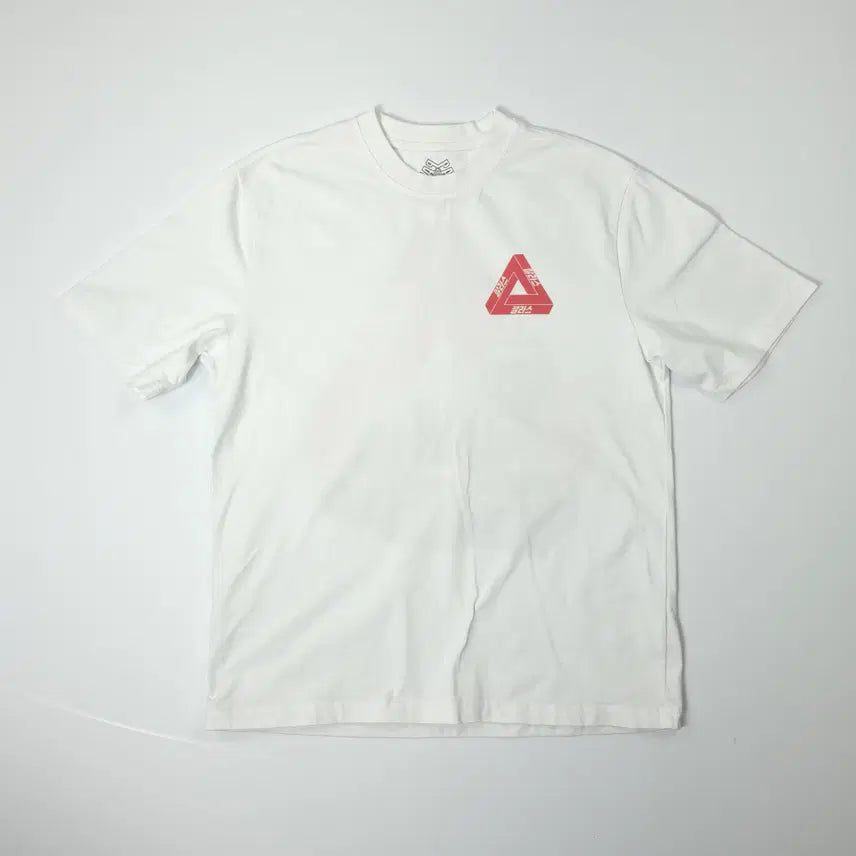 [BUNJANG] Palace Seoul Cotton T-shirt White (L) / 팔라스 팔라스서울 코튼 티셔츠 화이트 (L)
