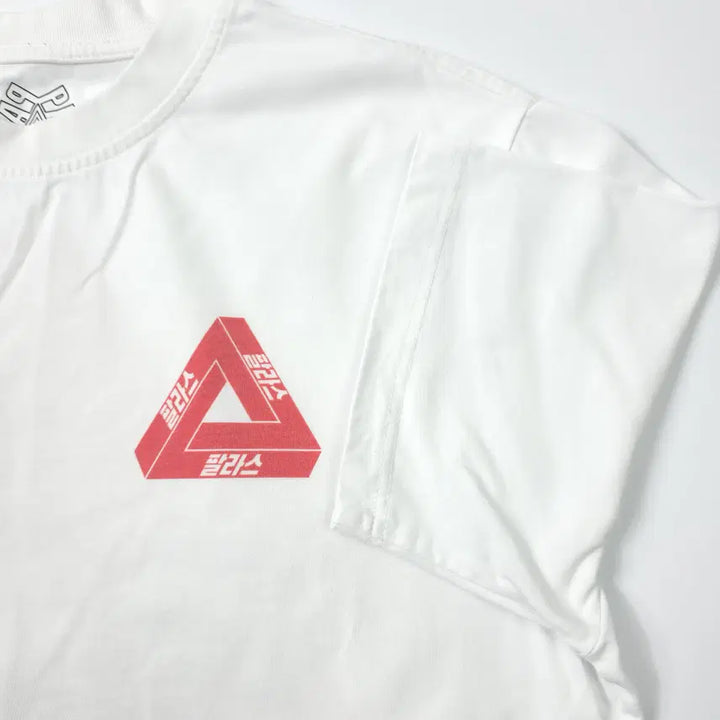 [BUNJANG] Palace Seoul Cotton T-shirt White (L) / 팔라스 팔라스서울 코튼 티셔츠 화이트 (L)