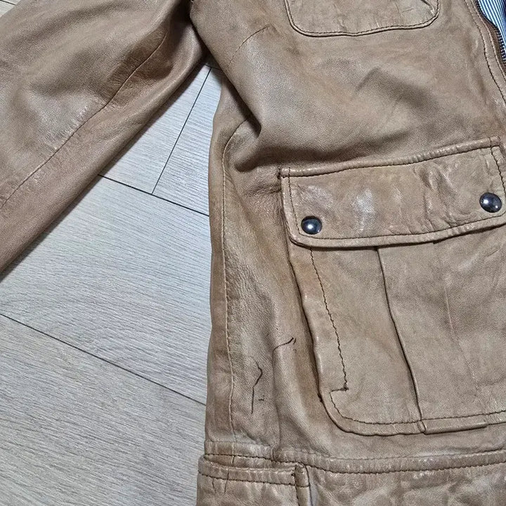 [BUNJANG] Tommy Hilfiger Leather Jacket / 타미힐피거 가죽자켓