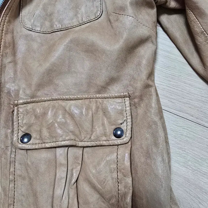 [BUNJANG] Tommy Hilfiger Leather Jacket / 타미힐피거 가죽자켓