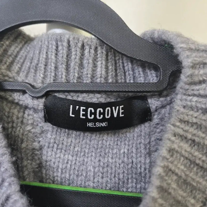 [BUNJANG] Recob Cable Knit Vest Gray / 레코브 케이블 니트 조끼 그레이