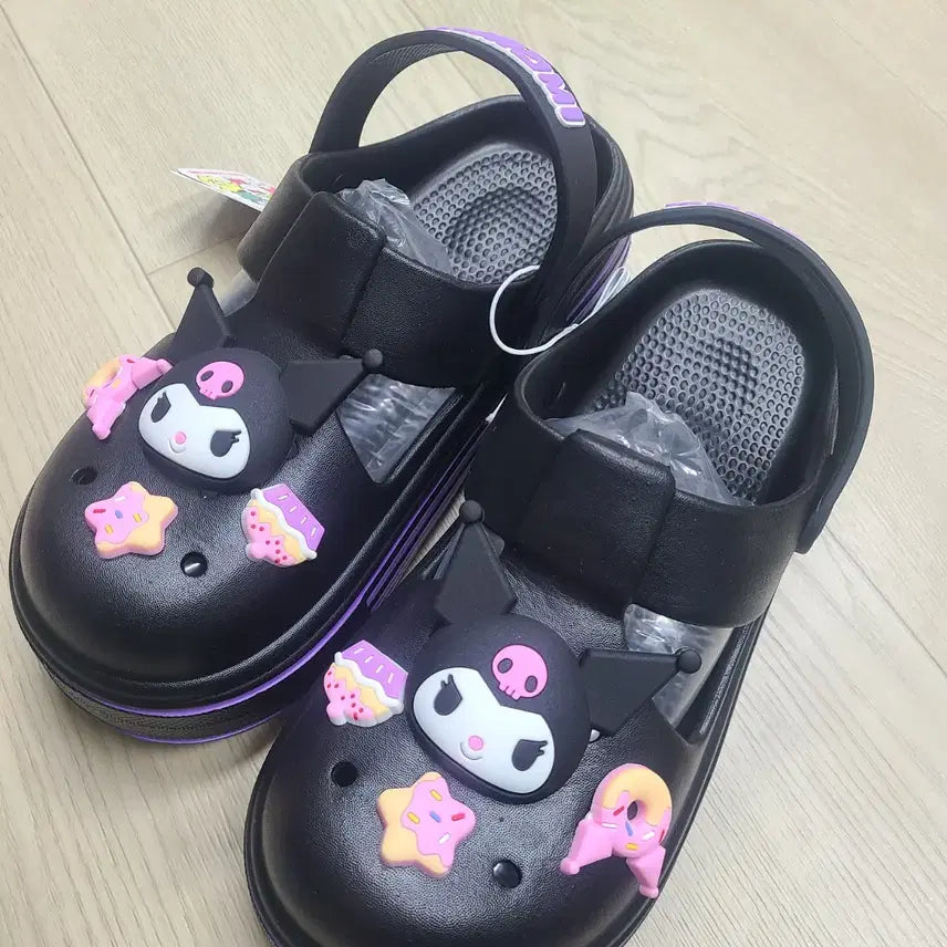 [BUNJANG] Sanrio Characters Crocs Slippers Sandals / 산리오 캐릭터 크록스 슬리퍼 샌들  (마이멜로디, 쿠로미, 시나모롤)