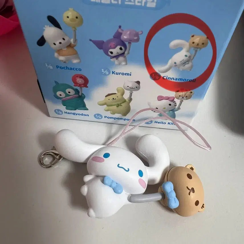 [BUNJANG] Sanrio Balloon Adventure Cinnamoroll Keychain Figure Gacha / 산리오 벌룬 어드벤처 키링 피규어 가챠 <시나모롤>