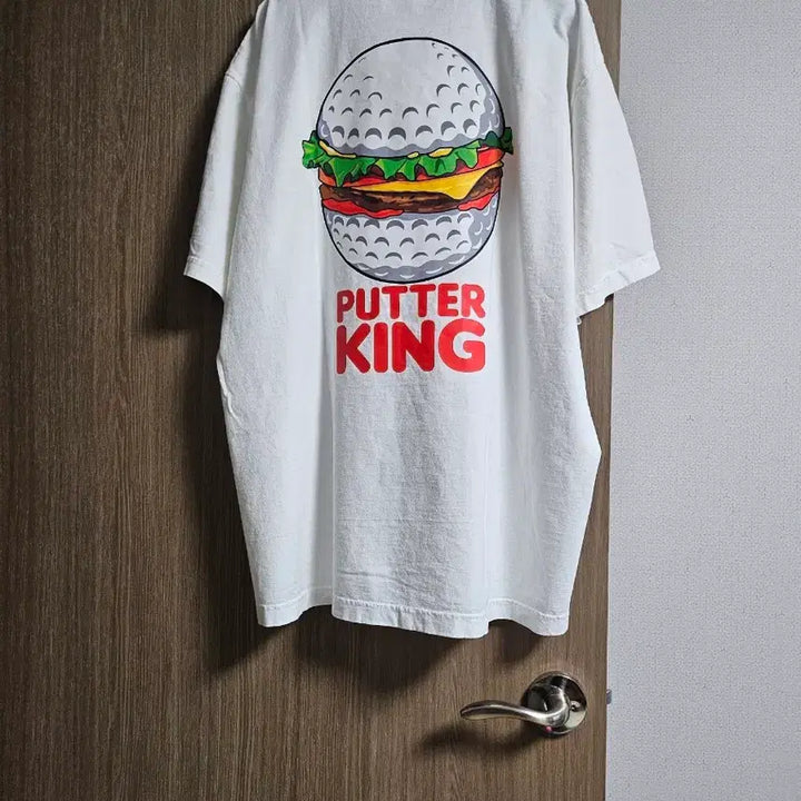 [BUNJANG] Off-Green Putter King Short Sleeve T-Shirt XL / ㅣ오프그린 퍼터킹 반팔 티셔츠XLㅣ