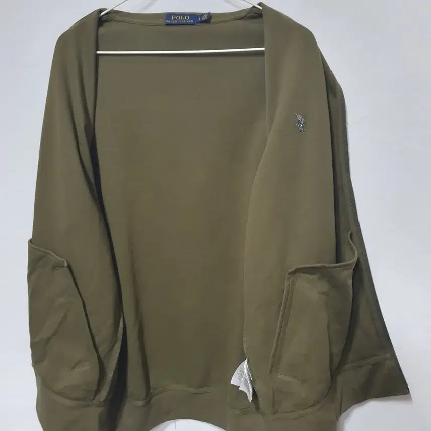 [BUNJANG] Polo Ralph Lauren Khaki Zip-up Jacket / 폴로 랄프로렌 카키색 집업 자켓