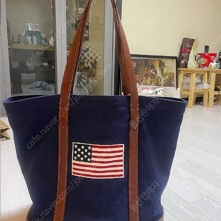 [BUNJANG] Polo Ralph Lauren Bear 50th Anniversary Tote Bag / 폴로 랄프로렌 베어 토트백 네이비 50주년 한정판