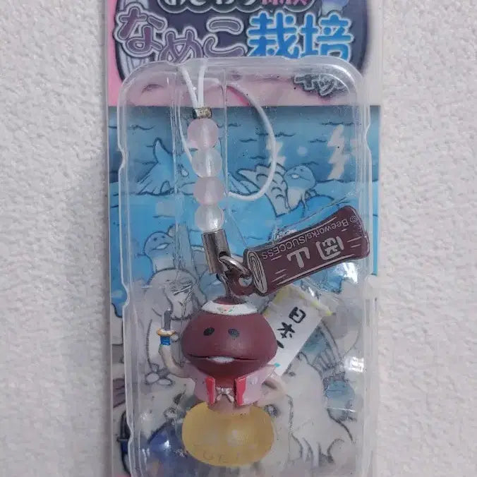 [BUNJANG] Nameko Momotaro Edition Strap / 오카야마 한정 나메코 재배 킷트 - 모모타로 버전 스트랩