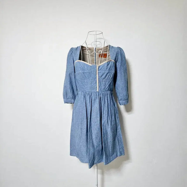 [BUNJANG] American Brand Denim Dress XS/55 / 미국브랜드 데님 원피스 55