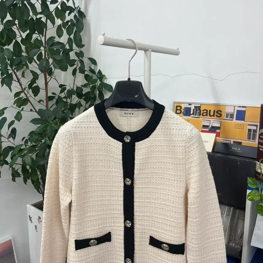 [SOLD OUT] 마인 트위드 원피스 가디건 F(90)