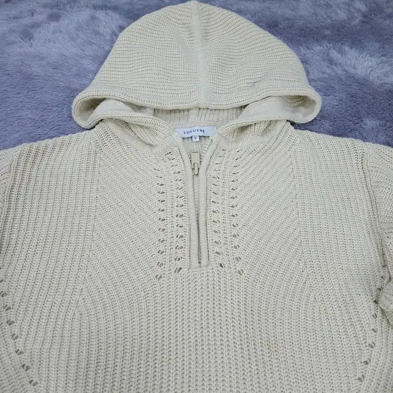 [BUNJANG] F. LUEVRE Knit Hoodie / F 루에브르 니트 후드 | B