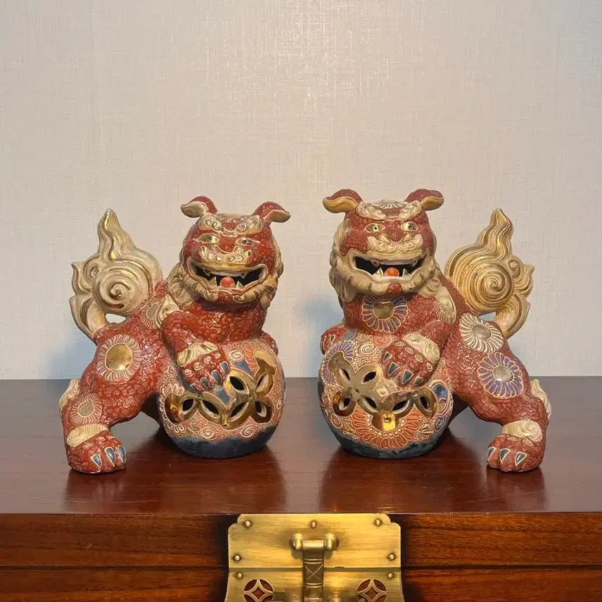 [BUNJANG] Traditional Guda Ni-yaki Antique Set / 대형 전통 구곡 구다니야끼