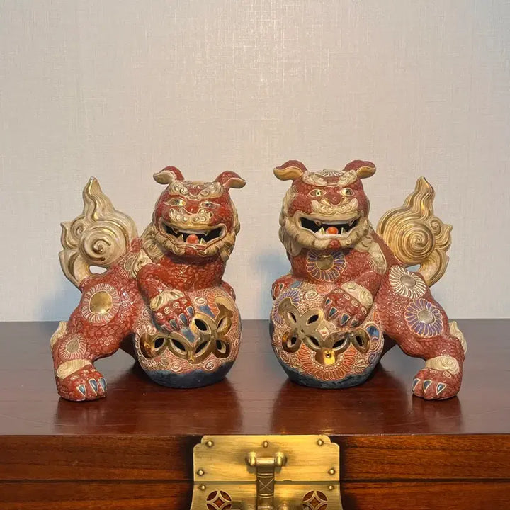 [BUNJANG] Traditional Guda Ni-yaki Antique Set / 대형 전통 구곡 구다니야끼