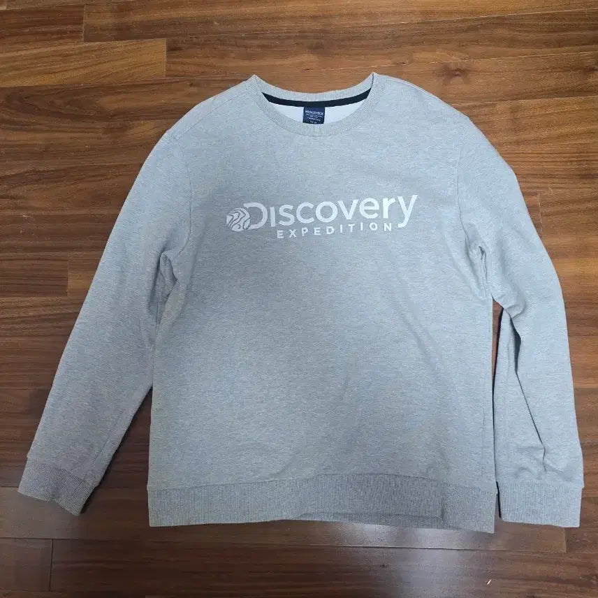 [BUNJANG] Discovery Expedition Gray Man-to-Man T-shirt / 디스커버리 익스페디션 맨투맨 티셔츠 회색