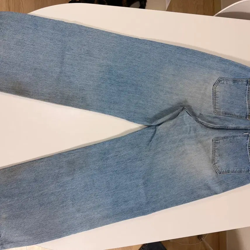 [BUNJANG] Youth Wide Denim Light Blue S / [S] 유스 와이드 데님 라이트블루