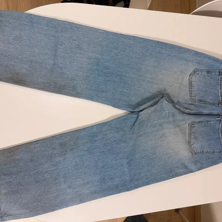 [BUNJANG] Youth Wide Denim Light Blue S / [S] 유스 와이드 데님 라이트블루