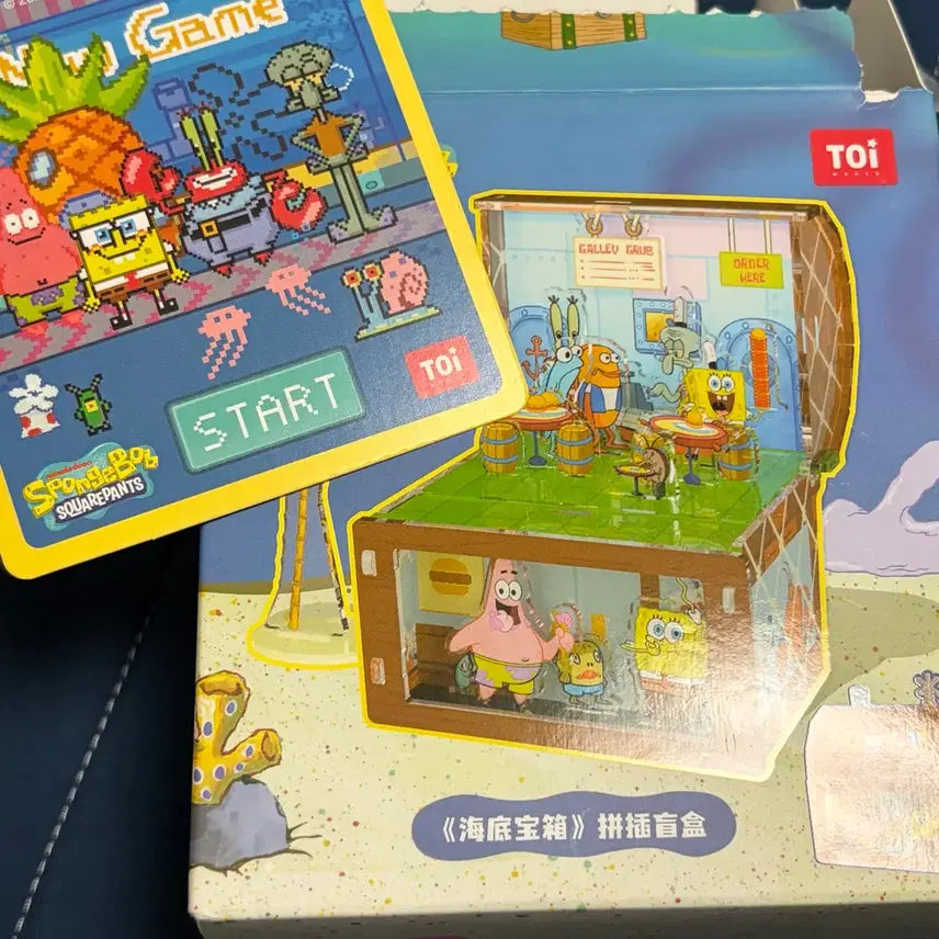 [BUNJANG] Spongebob Squarepants Bikini Bottom Acrylic Figure / 스폰지밥 비키니시티 아크릴 피규어 팝니다