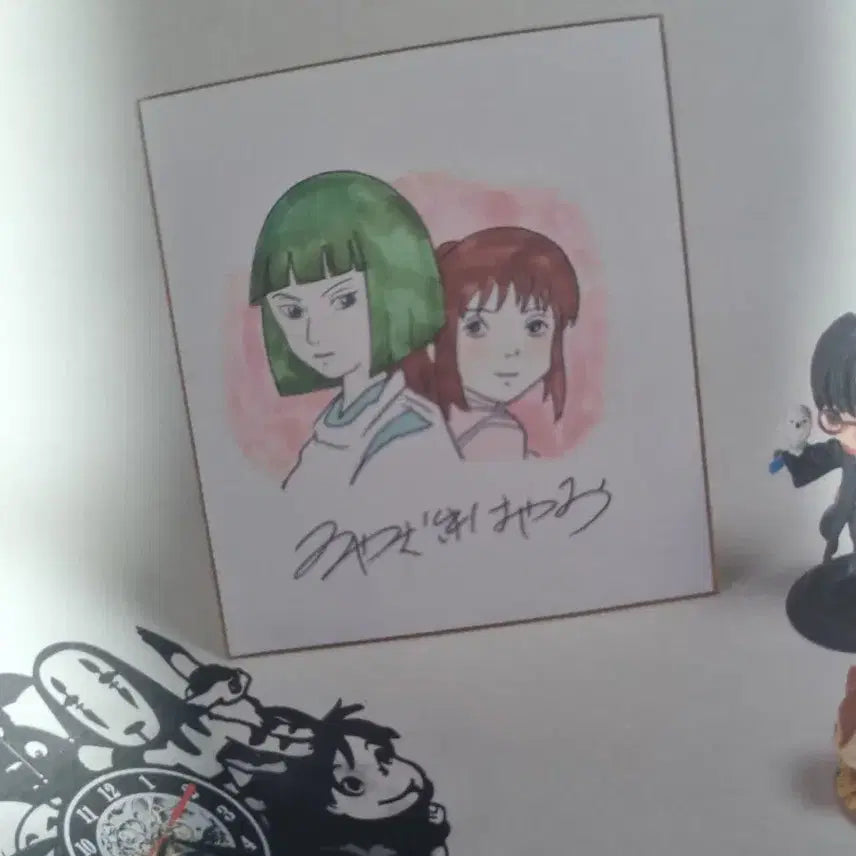[BUNJANG] Hayao Miyazaki Signed Totoro Drawing Framed Art / 미야자키 하야오 토토로 친필 사인 액자용 드로잉