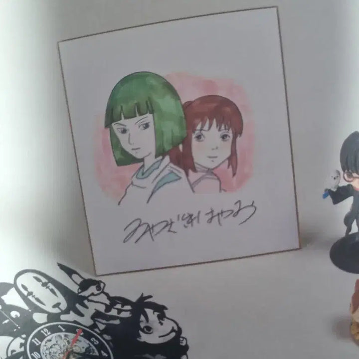 [BUNJANG] Hayao Miyazaki Signed Totoro Drawing Framed Art / 미야자키 하야오 토토로 친필 사인 액자용 드로잉
