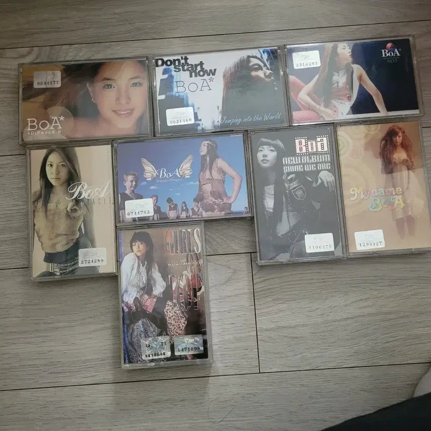 [BUNJANG] BoA Korean Album Cassette Tape Bundle Set / 보아 (BoA) 한국 앨범 카세트 테이프 일괄