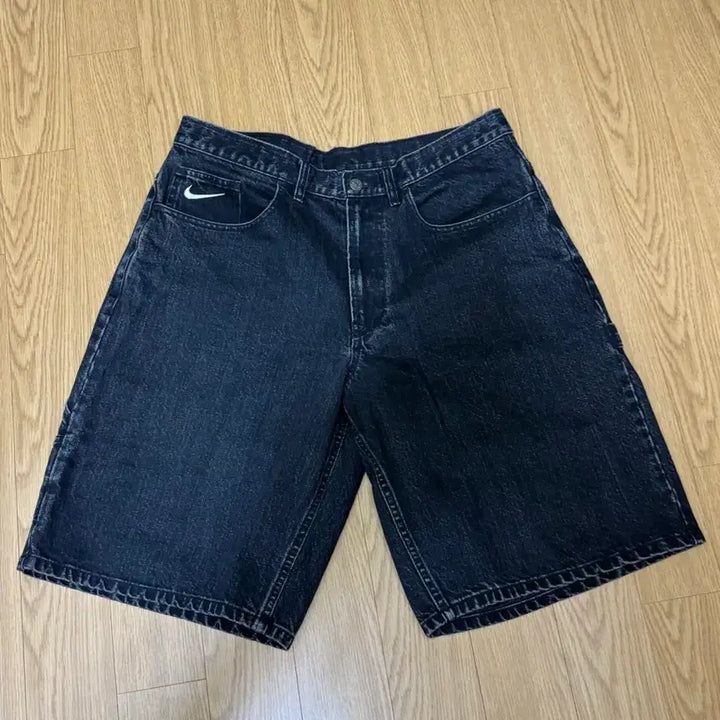 [SOLD OUT] 슈프림 x 나이키 데님 쇼츠 블랙 34