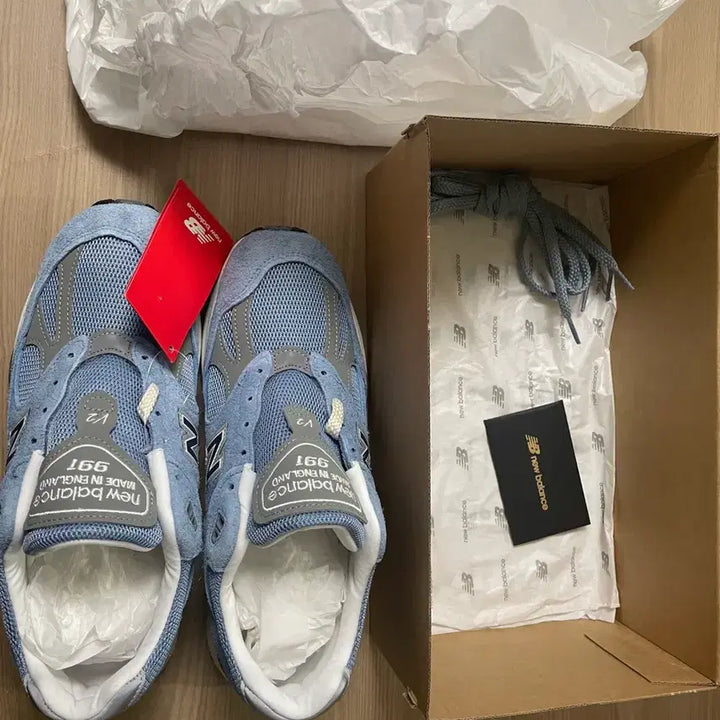 [SOLD OUT] 뉴발란스 991v2  265 메이드 인 UK 셀레스티얼 블루 페이디드 데