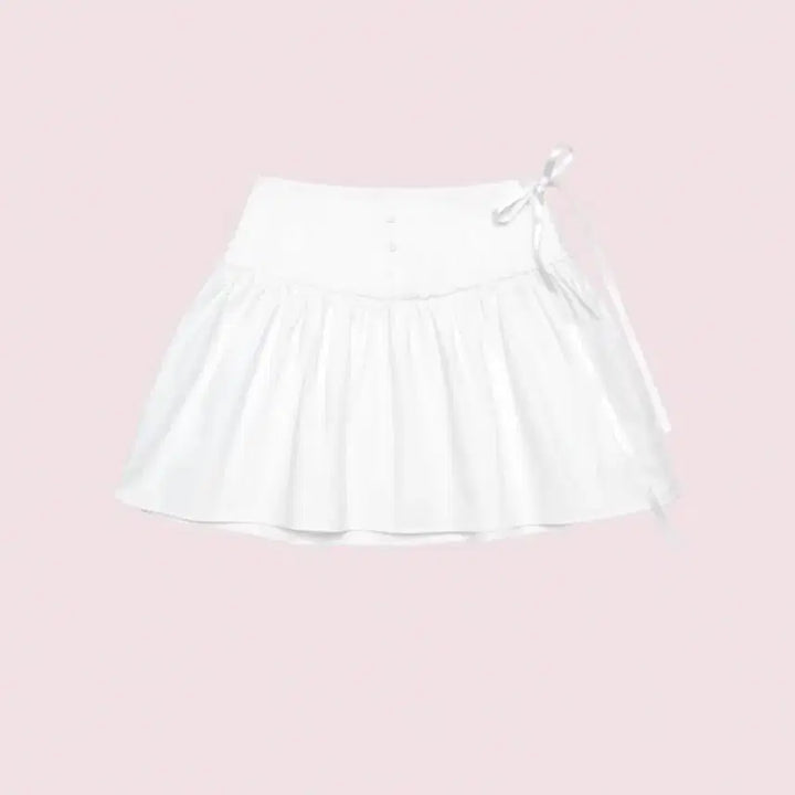 [BUNJANG] Finu Ribbon Detail Button Mini Skirt / Finu 피누 스커트