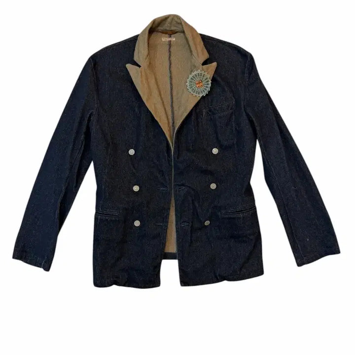 [BUNJANG] Kapital Navy Denim Blazer / KAPITAL DENIM NAVY BLAZER
