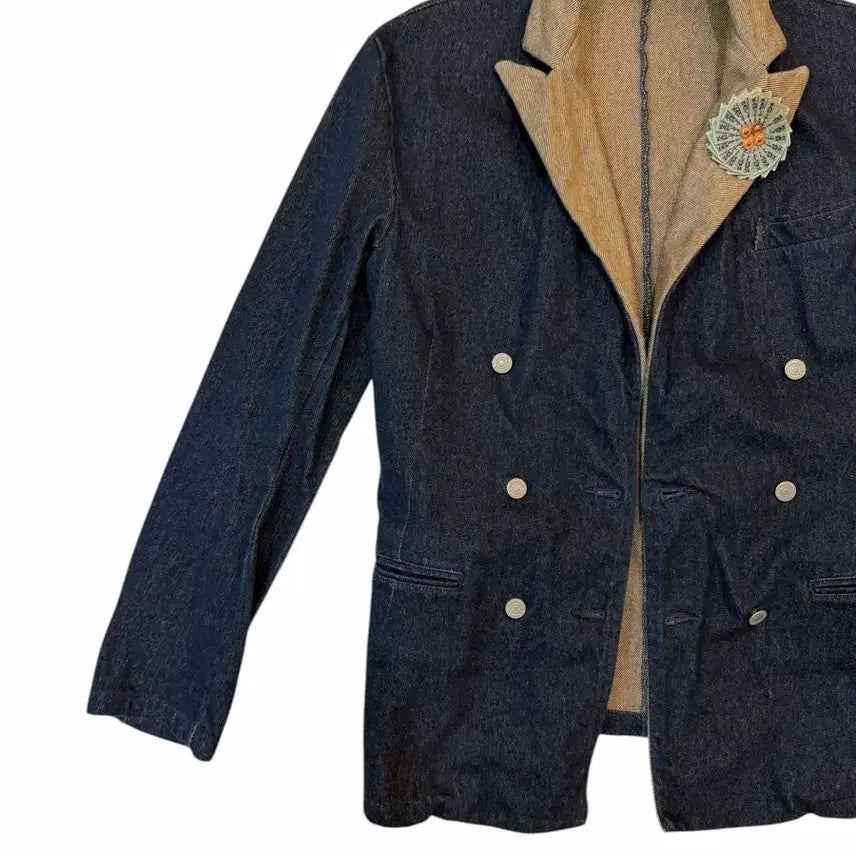[BUNJANG] Kapital Navy Denim Blazer / KAPITAL DENIM NAVY BLAZER