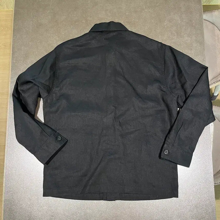[SOLD OUT] 유니클로C 프리미엄리넨셔츠자켓 블랙S