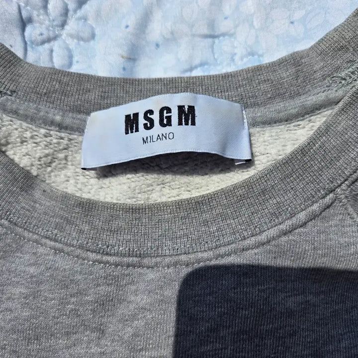 [BUNJANG] MSGM Milano Big Logo Gray Sweatshirt / MSGM 밀라노 빅로고 맨투맨 그레이 XS 여자추천