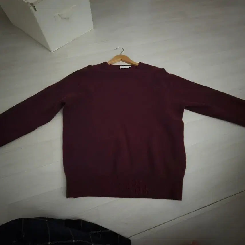 [BUNJANG] sew Cozy Wool Cashmere Knit Sweater / sew 코지 울 캐시미어 니트 마룬 2사이즈