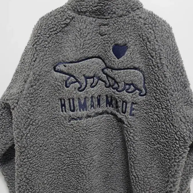 [BUNJANG] Human Made Fleece Jacket S / 휴먼메이드 뽀글이 플리스 점퍼 S사이즈
