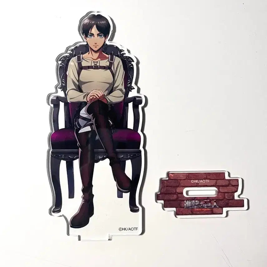 [BUNJANG] Attack on Titan Eren Yeager Acrylic Stand / 진격의 거인 에렌예거 왕좌 아크릴 스탠드