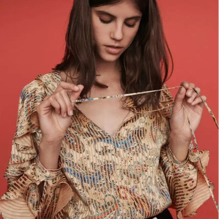 [BUNJANG] MAJE Paisley Blouse / MAJE 마쥬 페이즐리 블라우스 1