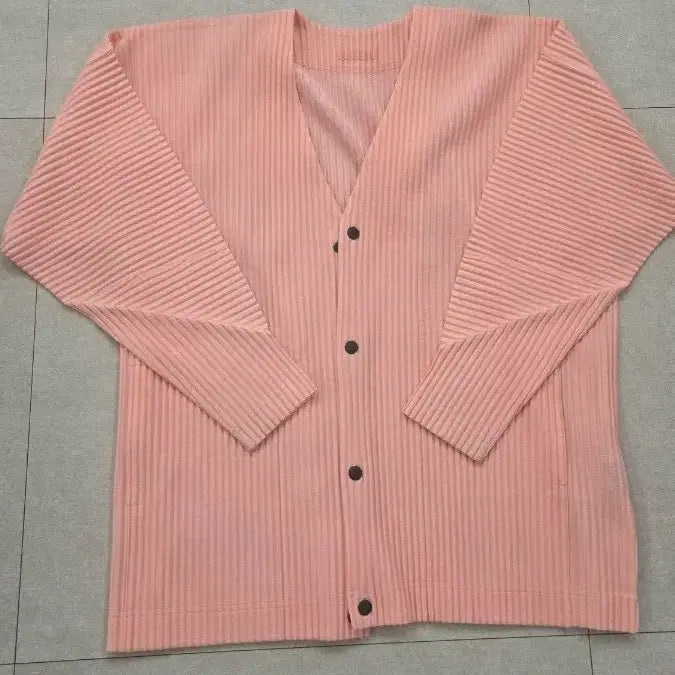 [SOLD OUT] 옴므플리세 핑크 카디건 4사이즈