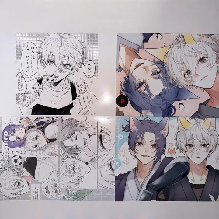 [BUNJANG] Blue Lock Net Print 2L Photo Set / 블루록 일본 넷프린트 2L판 9장