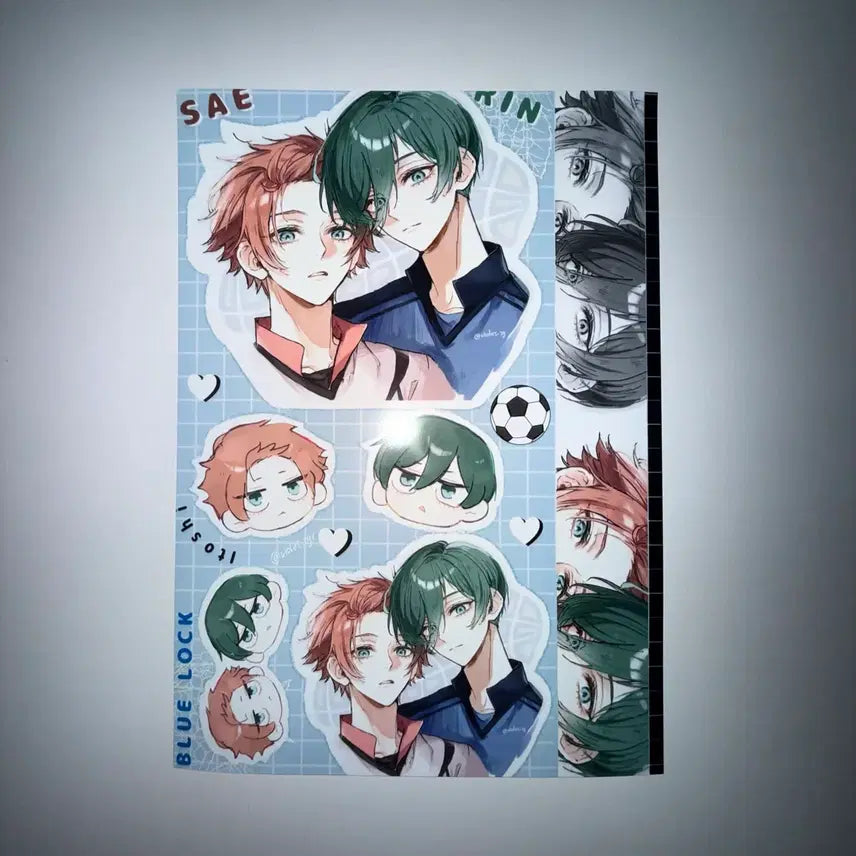 [BUNJANG] Blue Lock Net Print 2L Photo Set / 블루록 일본 넷프린트 2L판 9장