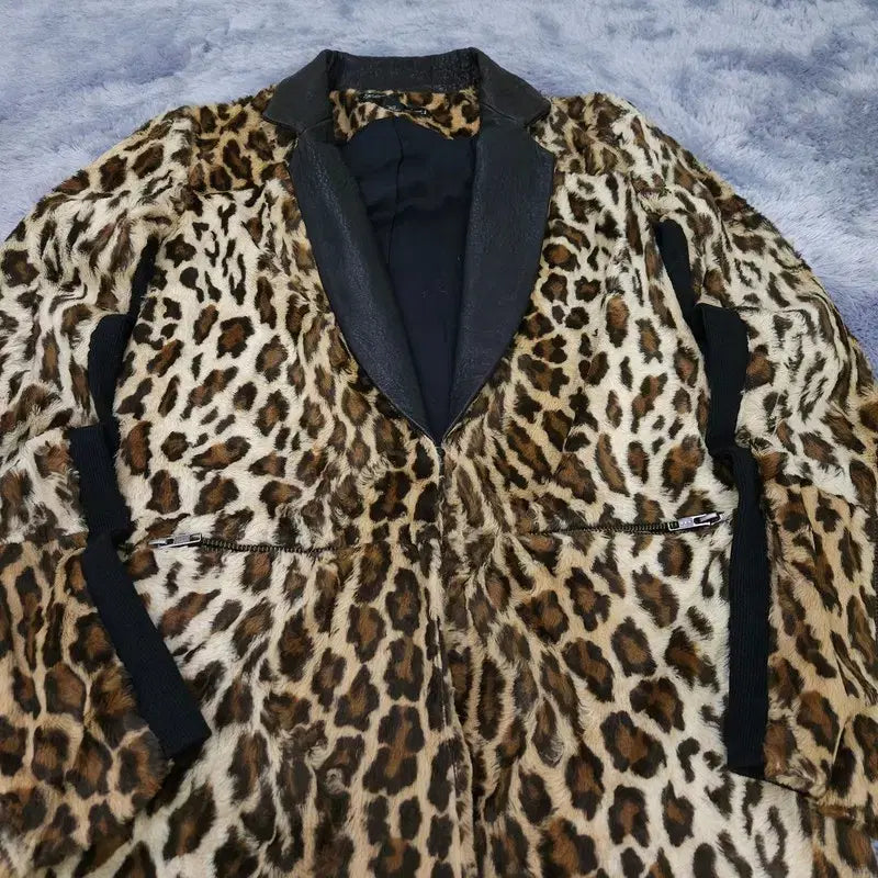 [BUNJANG] Elizabeth and James Leopard Print Jacket / 0 엘리자베스 앤 제임스 호피 자켓 | B