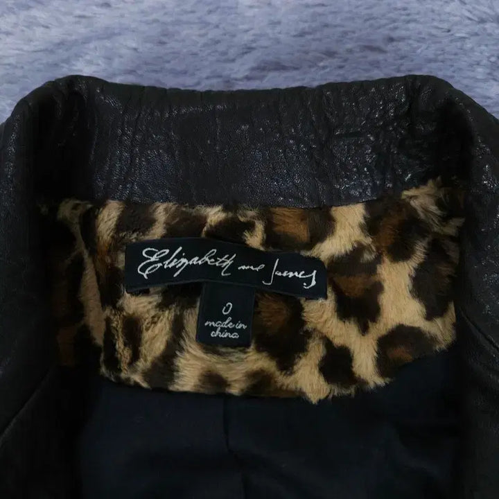 [BUNJANG] Elizabeth and James Leopard Print Jacket / 0 엘리자베스 앤 제임스 호피 자켓 | B