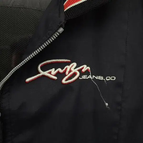 [BUNJANG] FUBU Vintage Logo Jacket / 푸부 블랙 빈티지 로고 자켓 90