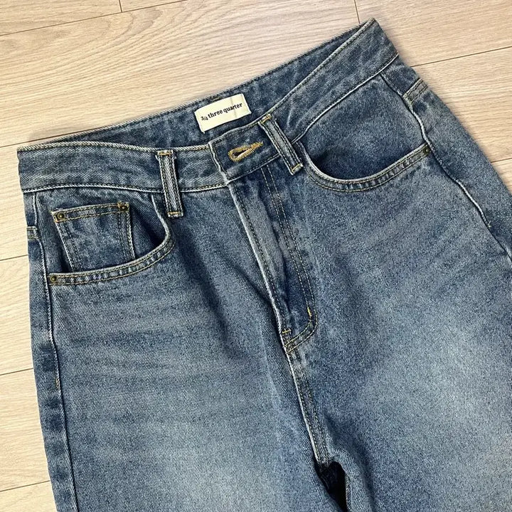 [BUNJANG] Three Quarter Denim Pants / 3/4 Three Quarter 데님 팬츠